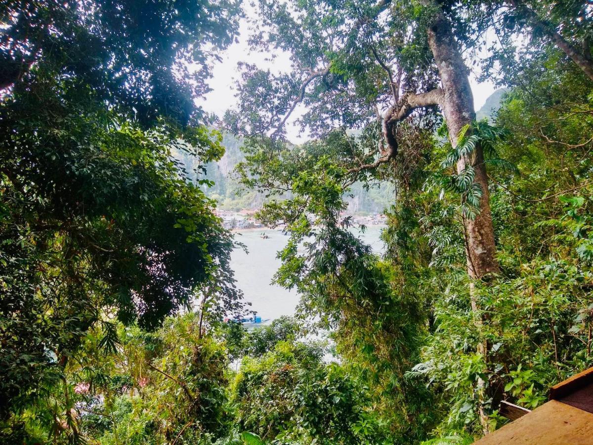 Camp Talusi Hilltop Overlooking El Nido Bagian luar foto